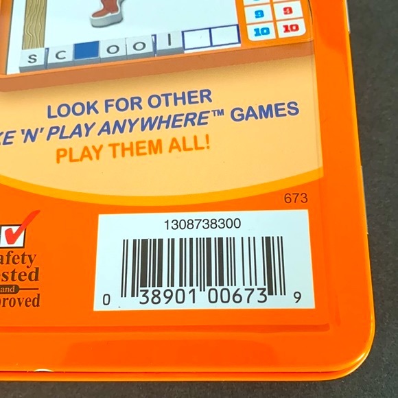 Take *N* Play Anywhere NIB Hangman Game Ages 5+ Sealed Metal Case 2 Players - Picture 12 of 15